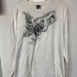 Y2k Fox Long Sleeve Shirt Size XL